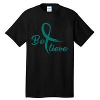 Cervical Cancer Fight Cancer Ribbon Tall T-Shirt