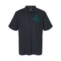 Cervical Cancer Fight Cancer Ribbon Softstyle Adult Sport Polo