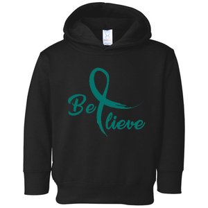 Cervical Cancer Fight Cancer Ribbon Toddler Hoodie