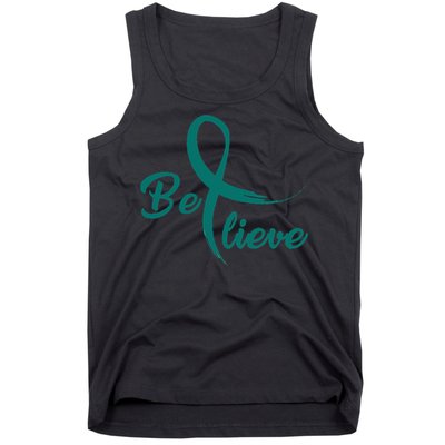 Cervical Cancer Fight Cancer Ribbon Tank Top