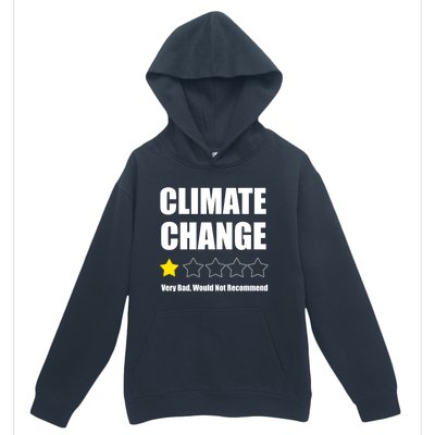 Climate Change Funny Gift Urban Pullover Hoodie