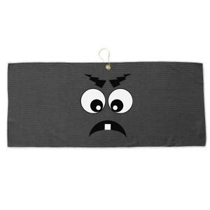 Creepy Carrots Face Halloween Costume Large Microfiber Waffle Golf Towel