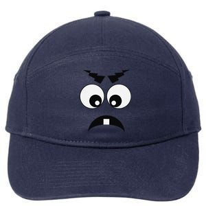 Creepy Carrots Face Halloween Costume 7-Panel Snapback Hat