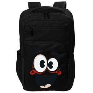 Creepy Carrots Face Halloween Impact Tech Backpack