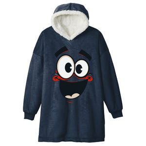 Creepy Carrots Face Halloween Hooded Wearable Blanket