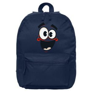 Creepy Carrots Face Halloween 16 in Basic Backpack