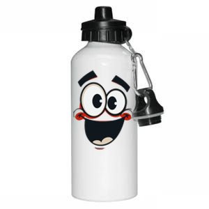 Creepy Carrots Face Halloween Aluminum Water Bottle