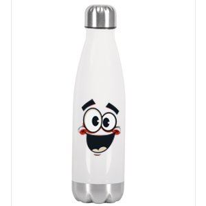 Creepy Carrots Face Halloween Stainless Steel Insulated Water Bottle