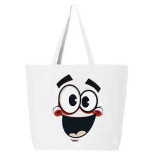 Creepy Carrots Face Halloween 25L Jumbo Tote