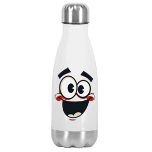 Creepy Carrots Face Halloween Stainless Steel Insulated Water Bottle