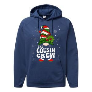 Cousin Crew Funny Matching Family Christmas Pajama Performance Fleece Hoodie