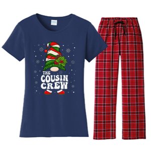 Cousin Crew Funny Matching Family Christmas Pajama Women's Flannel Pajama Set