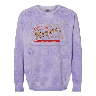 Christmas Carol FezzigiggS Scrooge & Marley Holiday Colorblast Crewneck Sweatshirt