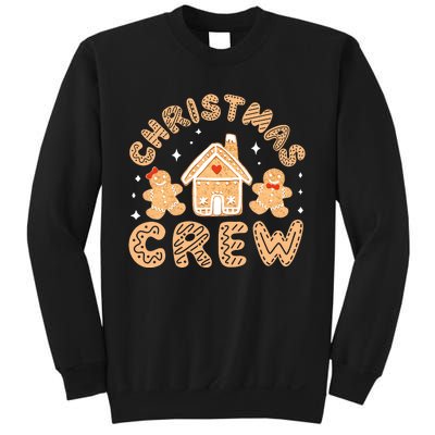 Christmas Crew Funny Holiday Gingerbread Man Sweatshirt