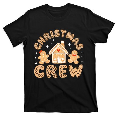 Christmas Crew Funny Holiday Gingerbread Man T-Shirt