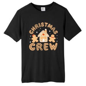 Christmas Crew Funny Holiday Gingerbread Man Tall Fusion ChromaSoft Performance T-Shirt