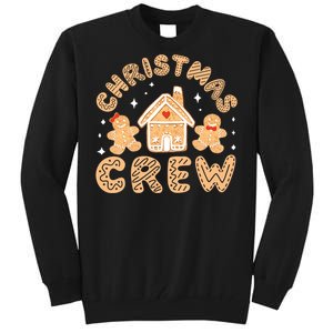 Christmas Crew Funny Holiday Gingerbread Man Tall Sweatshirt