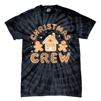 Christmas Crew Funny Holiday Gingerbread Man Tie-Dye T-Shirt