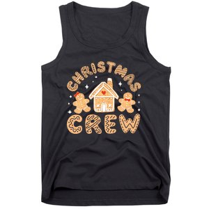 Christmas Crew Funny Holiday Gingerbread Man Tank Top