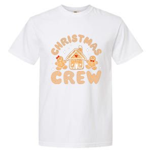 Christmas Crew Funny Holiday Gingerbread Man Garment-Dyed Heavyweight T-Shirt