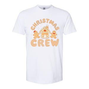 Christmas Crew Funny Holiday Gingerbread Man Softstyle CVC T-Shirt