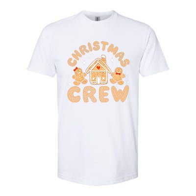 Christmas Crew Funny Holiday Gingerbread Man Softstyle CVC T-Shirt