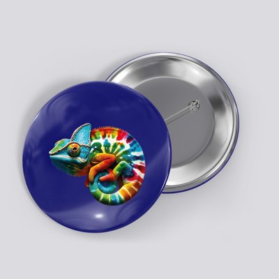 Comma Chameleon Funny Chameleon Lover 80S Lizard Comma La Gift Button