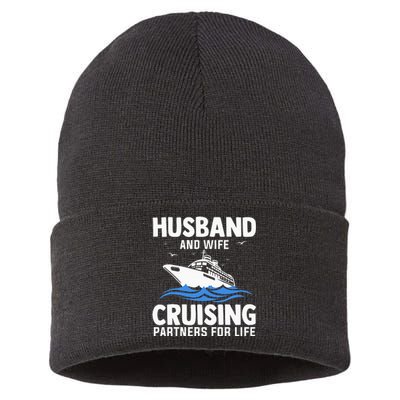 Cool Cruising For Cruise Couple Cruise Vacation Sustainable Knit Beanie