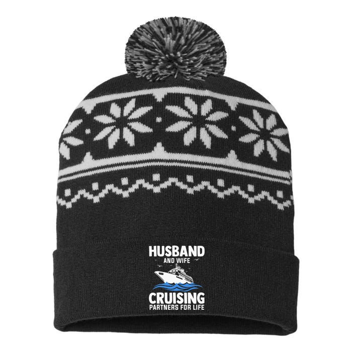 Cool Cruising For Cruise Couple Cruise Vacation USA-Made Snowflake Beanie