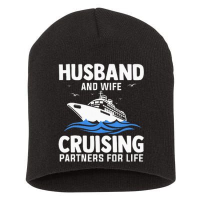 Cool Cruising For Cruise Couple Cruise Vacation Short Acrylic Beanie