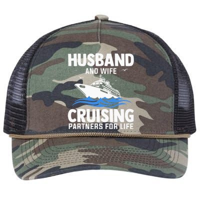 Cool Cruising For Cruise Couple Cruise Vacation Retro Rope Trucker Hat Cap