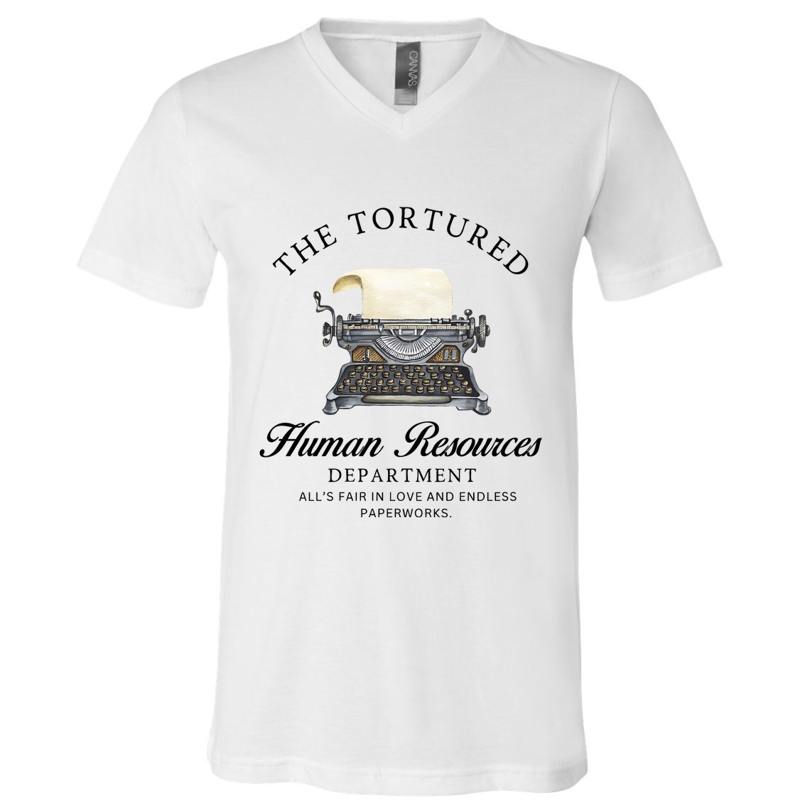 Comfort Colors® Funny Human Resources V-Neck T-Shirt
