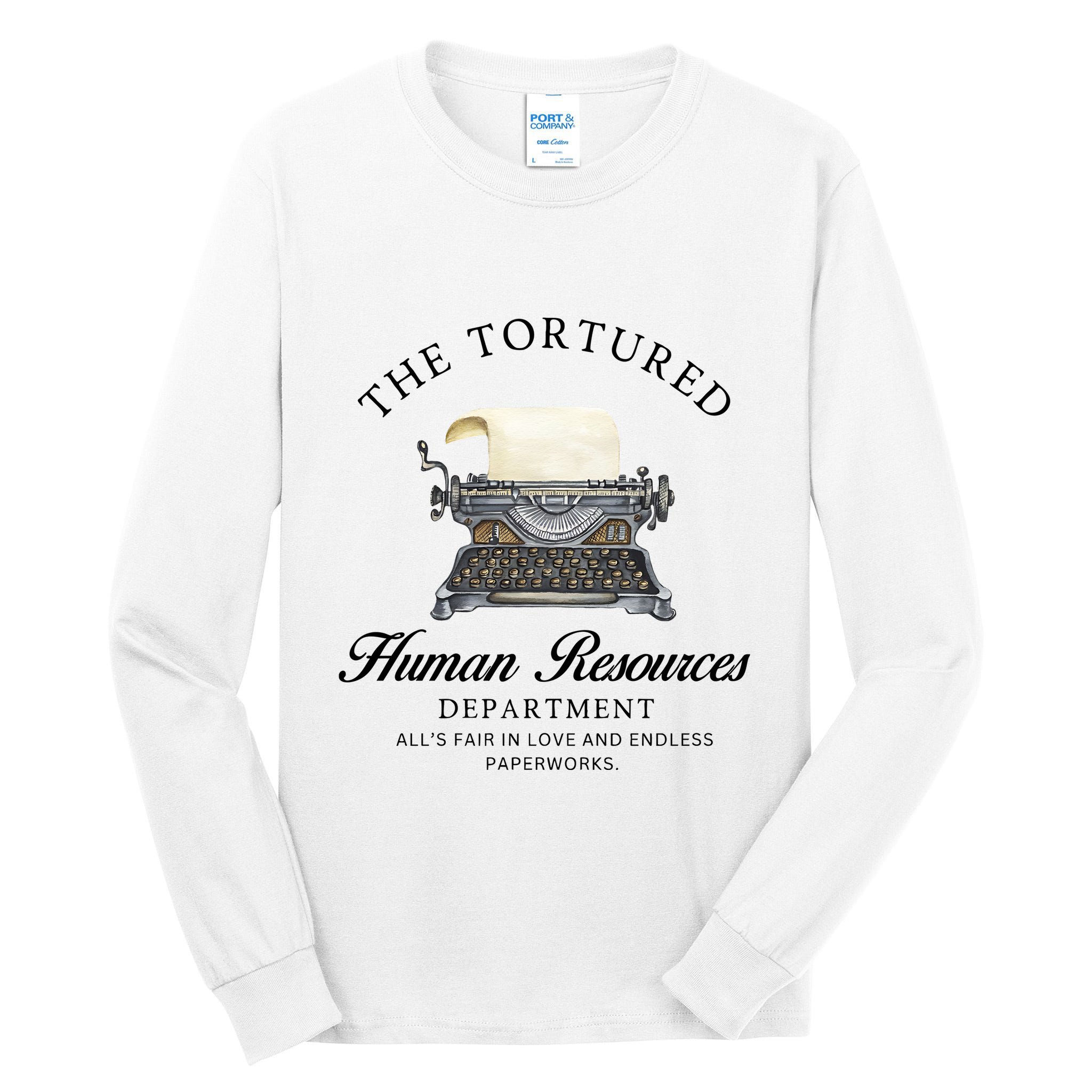 Comfort Colors® Funny Human Resources Tall Long Sleeve T-Shirt