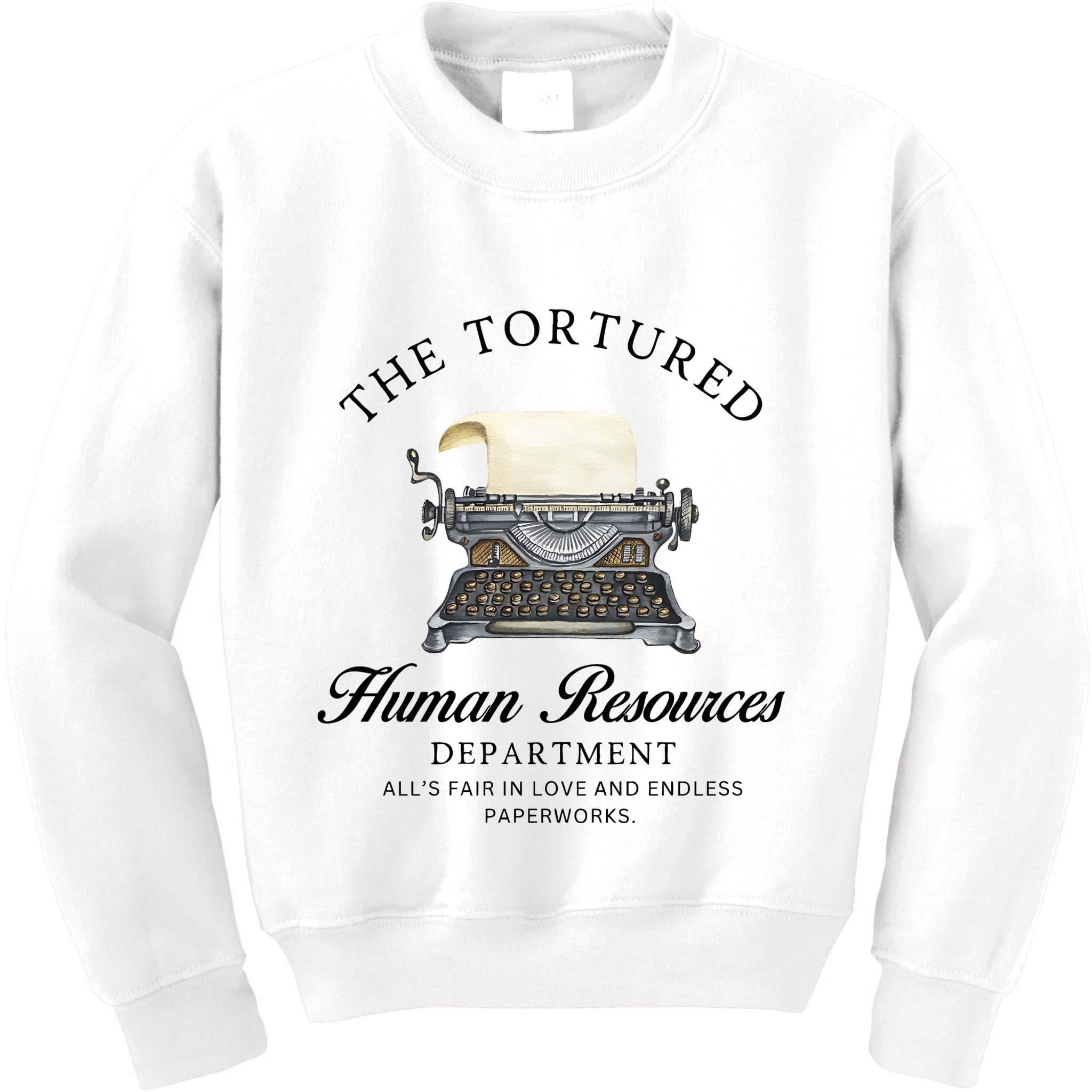 Comfort Colors® Funny Human Resources Kids Sweatshirt