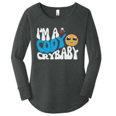 Cody Crybaby For Cody Fan We Want Cody Women's Perfect Tri Tunic Long Sleeve Shirt