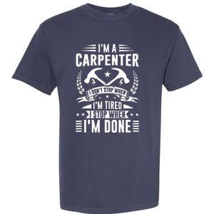 Cool Carpenter Funny Joiner Hard Work Woodworking Garment-Dyed Heavyweight T-Shirt