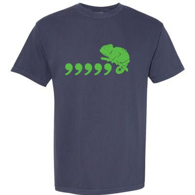 Comma Chameleon Funny Garment-Dyed Heavyweight T-Shirt