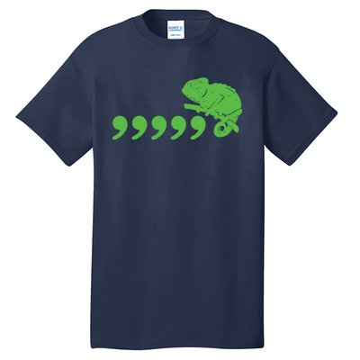 Comma Chameleon Funny Tall T-Shirt