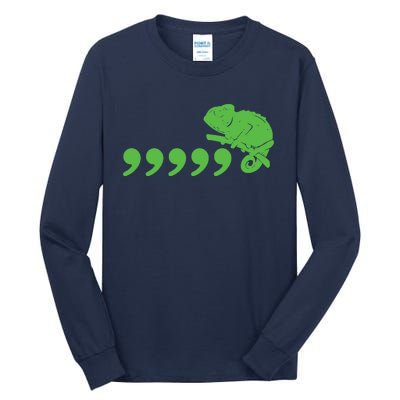 Comma Chameleon Funny Tall Long Sleeve T-Shirt