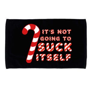 Candy Cane Funny Christmas Joke That WonT By Itself Great Gift Microfiber Hand Towel