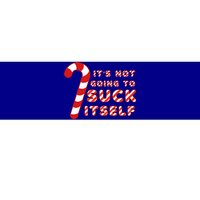 Candy Cane Funny Christmas Joke That WonT By Itself Great Gift Bumper Sticker