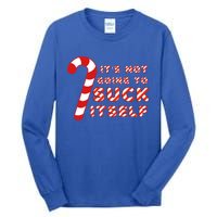 Candy Cane Funny Christmas Joke That WonT By Itself Great Gift Tall Long Sleeve T-Shirt