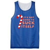 Candy Cane Funny Christmas Joke That WonT By Itself Great Gift Mesh Reversible Basketball Jersey Tank