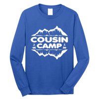 Cousin Camp Family Camping Summer Vacation Crew Family Trip Cool Gift Long Sleeve Shirt