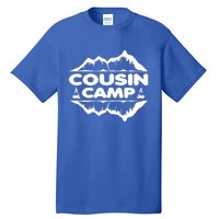 Cousin Camp Family Camping Summer Vacation Crew Family Trip Cool Gift Tall T-Shirt