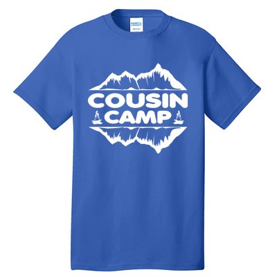 Cousin Camp Family Camping Summer Vacation Crew Family Trip Cool Gift Tall T-Shirt