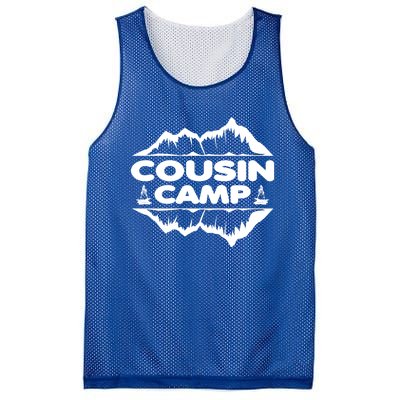 Cousin Camp Family Camping Summer Vacation Crew Family Trip Cool Gift Mesh Reversible Basketball Jersey Tank