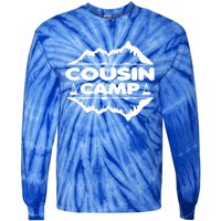 Cousin Camp Family Camping Summer Vacation Crew Family Trip Cool Gift Tie-Dye Long Sleeve Shirt