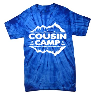 Cousin Camp Family Camping Summer Vacation Crew Family Trip Cool Gift Tie-Dye T-Shirt