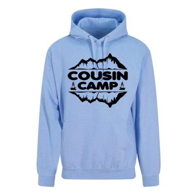 Cousin Camp Family Camping Summer Vacation Crew Family Trip Cool Gift Unisex Surf Hoodie